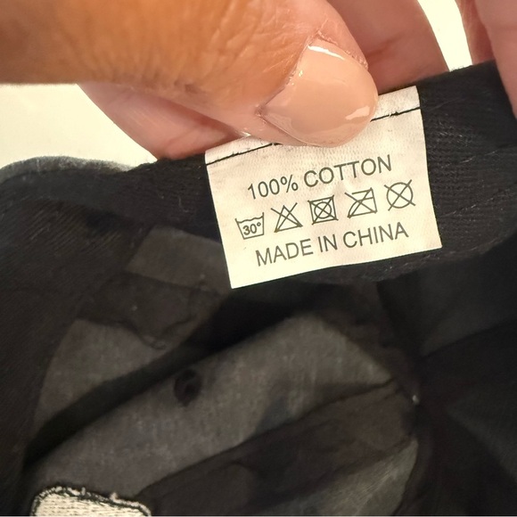 Pickleball Embroidered Gray Cotton Casual Baseball Hat Cap - Picture 4 of 5